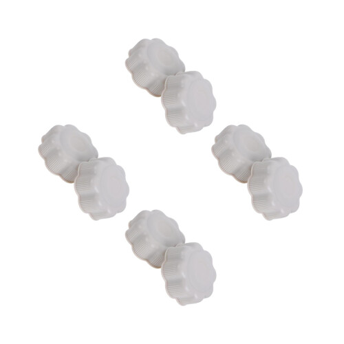 8Pcs Plastic Kids Slide Screw Caps Light Grey Indoor Slide Replacement 1