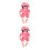 2Sets Doll Clothes Soft Doll Jumpsuit for Play 4