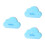 3Pièces Boîte ABS Bleu Ciel Multi-Usages Pour Souvenirs De Bébé 7