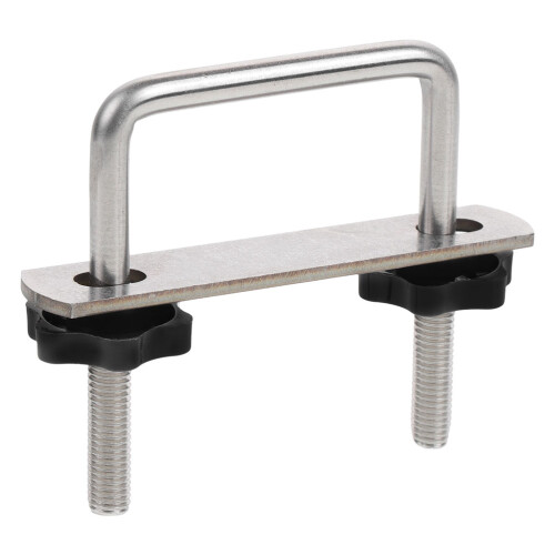 2Pièces Fixations U-Bolt Argentées Pour Barres Coffres De Toit Auto