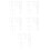 25Sets Plastic Cake Support Dowels White PP Rods for Tiered Cakes 8