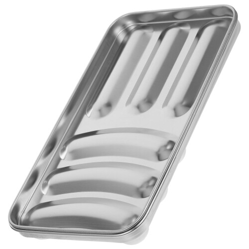 2Pièces Moule Fabrication Saucisse Acier Argent