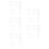 25Sets Plastic Cake Support Dowels White PP Rods for Tiered Cakes 6