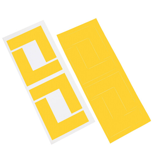 32Pièces Marqueurs De Sol En PVC L - Sécurisée 1