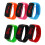 3Pièces Digitales LED Enfants Bracelet Silicone Noir Ajustable 2