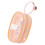 5Pièces Sac Transparent PVC Rose Accessoire Rangement Mini 3