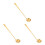 3Pcs Golden Stainless Steel Serving Spoon Long Handle Kitchen Ladles 8