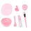 2Pièces Kit Outils DIY Rose Bols Spatule Et Pinceau 1