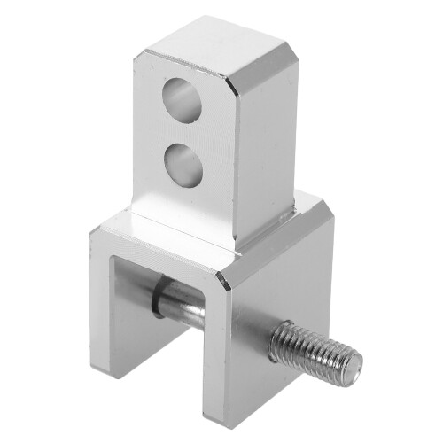 2Pièces Extension Amortisseur Suspension Aluminium Argent Durable 1