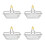 4Pcs Sturdy Silver Iron Mini Shopping Basket Desktop Storage and Decor 10
