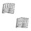 2Pièces Moule Fabrication Saucisse Acier Argent 5