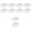 10Pièces Parasols Blancs Solides Pour Et Décoration 5