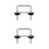 2Pièces Fixations U-Bolt Argentées Pour Barres Coffres De Toit Auto 5