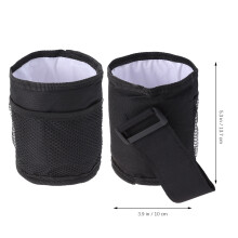 3Pcs Thickened Waterproof Cup Holder Bag for Stroller Side Hanging