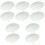 10Pièces Parasols Blancs Solides Pour Et Décoration 4