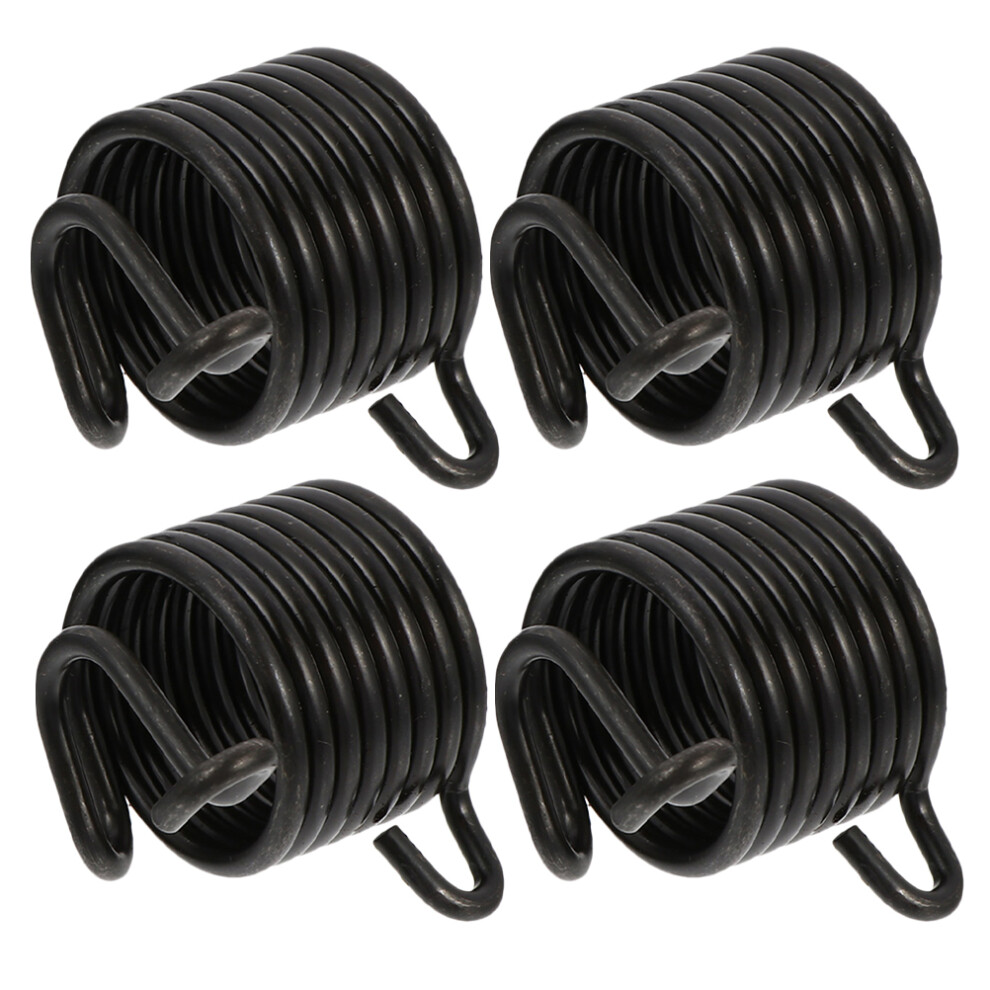 8Pcs High Elasticity Air Hammer Spring Retainers Black Steel Material 3404206519521
