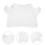 3Pcs DIY White Clothes for Bear Dolls Soft Plush Toy Shirts 10