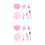 2Pièces Kit Outils DIY Rose Bols Spatule Et Pinceau 10