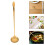 3Pcs Golden Stainless Steel Serving Spoon Long Handle Kitchen Ladles 10
