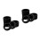 16Pièces Caches Silicone Noir Protection Sol Anti Usure 9