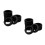 16Pièces Caches Silicone Noir Protection Sol Anti Usure 6