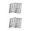 2Pièces Moule Fabrication Saucisse Acier Argent 4