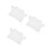 3Pcs DIY White Clothes for Bear Dolls Soft Plush Toy Shirts 8