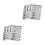 2Pièces Moule Fabrication Saucisse Acier Argent 6