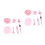 2Pièces Kit Outils DIY Rose Bols Spatule Et Pinceau 5