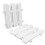 16Pcs White Plastic Flower Bed Fence Durable Garden Yard Decor Edging 1
