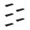 5Pcs Lightweight Plastic Caliper Storage Boxes Black Portable Cases 10