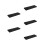 5Pcs Lightweight Plastic Caliper Storage Boxes Black Portable Cases 7