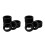 16Pièces Caches Silicone Noir Protection Sol Anti Usure 7