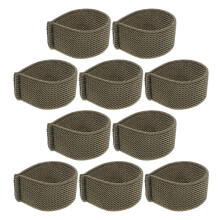 20Pièces Élastiques Maintien Ceinture Nylon Vert Olive Adapté Outdoor