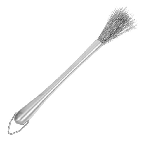 5Pcs Kitchen Stainless Steel Pot Brush Silver Handle Scrubber 1