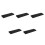 5Pcs Lightweight Plastic Caliper Storage Boxes Black Portable Cases 8