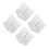16Pcs White Plastic Flower Bed Fence Durable Garden Yard Decor Edging 5