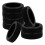16Pièces Caches Silicone Noir Protection Sol Anti Usure 3