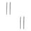 4Pcs Steel Leatherworking Needles Double Hole Lacing Sewing 5