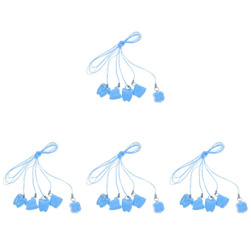 20Pièces Boîte Rangem. Dents Pour Bébé Violet Réutilisable 2