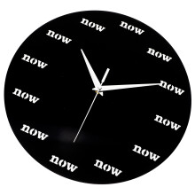 3Pcs Modern Wall Clock Plastic Shell Multi Color Silent Wall Decor