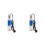 2Pcs Small Fish Tank Filtration System Plastic Filter Pump 3