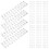 60Sets Semi-Transparent Acrylic Nail Sample Tips Oval Nail Art Display 1