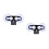 2Sets Windshield Suction Cup Mount Plastic Car Radar Holder Adjustable 5