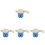 4Pcs 1/2 Inch Automatic Float Valve for Water Tank Rubber Material 4