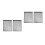 4Pcs Black Sheer Curtains Polyester Voile Window Drapes Rod Pocket 8