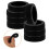 16Pièces Caches Silicone Noir Protection Sol Anti Usure 10