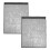 4Pcs Black Sheer Curtains Polyester Voile Window Drapes Rod Pocket 3