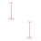 2Pcs Golden Headset Display Stand Aluminum Headphone Storage Organizer 5