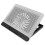 3Pcs Laptop Cooling Device Silver Durable Aluminum Alloy for Home Use 2